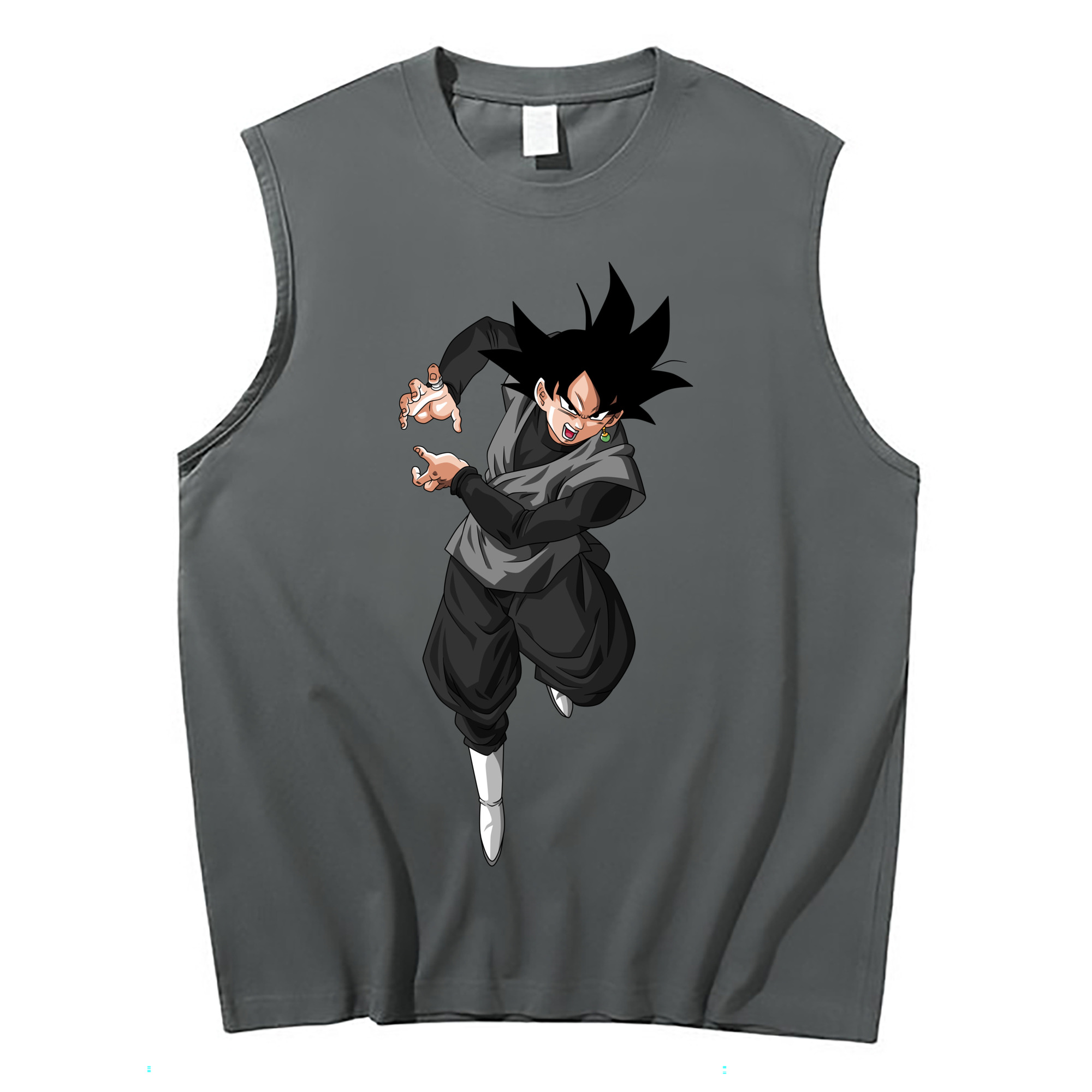 （画像用） ドラゴンボール ベジータ四世（Bejīta Yonsei）DRAGON BALL Vegeta IV コットン100％タンクトップ（フロントプリント）